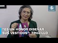 Olivia Trujillo, la orgullosa diseñadora detrás de los vestidos y trajes de Claudia Sheinbaum