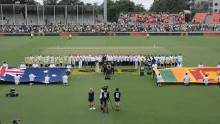 Sri Lankan National Anthem - Manuka Oval Canberra 2019 - Thilangi Devendra