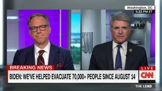 Rep. McCaul on The Lead with Jake Tapper Discussing Disaster in Afghanistan