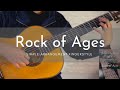 Rock of Ages | Simple Fingerstyle Guitar (Easy) Hymn | For Beginners to Intermediate level