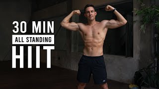 30 Min All Standing Cardio HIIT Workout | Burn 500 Calories (Sweaty Home Workout)