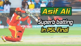Asif Ali Superb batting in PSL Final | HBL PSL| M1O1