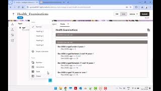 Example Decision Service - Health Examinations