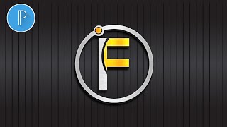 Letter F Logo design || Professional F Letter Logo in Pixellab|| PixellabTutorials🌹.