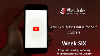YouTube Course Week SIX: ICD-10-CM Coding fo Chapters 10–14 | Respiratory, Integ, Muscles, Urinary