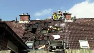 Zolderbrand Lynnerkamp verwoest woning.