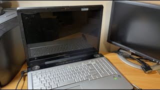 Toshiba's 17in laptop from 2007 | Toshiba Satellite P205D