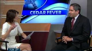 Cedar Fever in Austin, TX 2013  KXAN interview