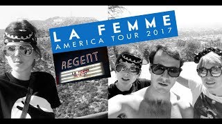 La Femme ("America Tour", "Mystère") : "Sphynx" (extrait 1 mn), 12/10/2017 Los Angeles (USA).