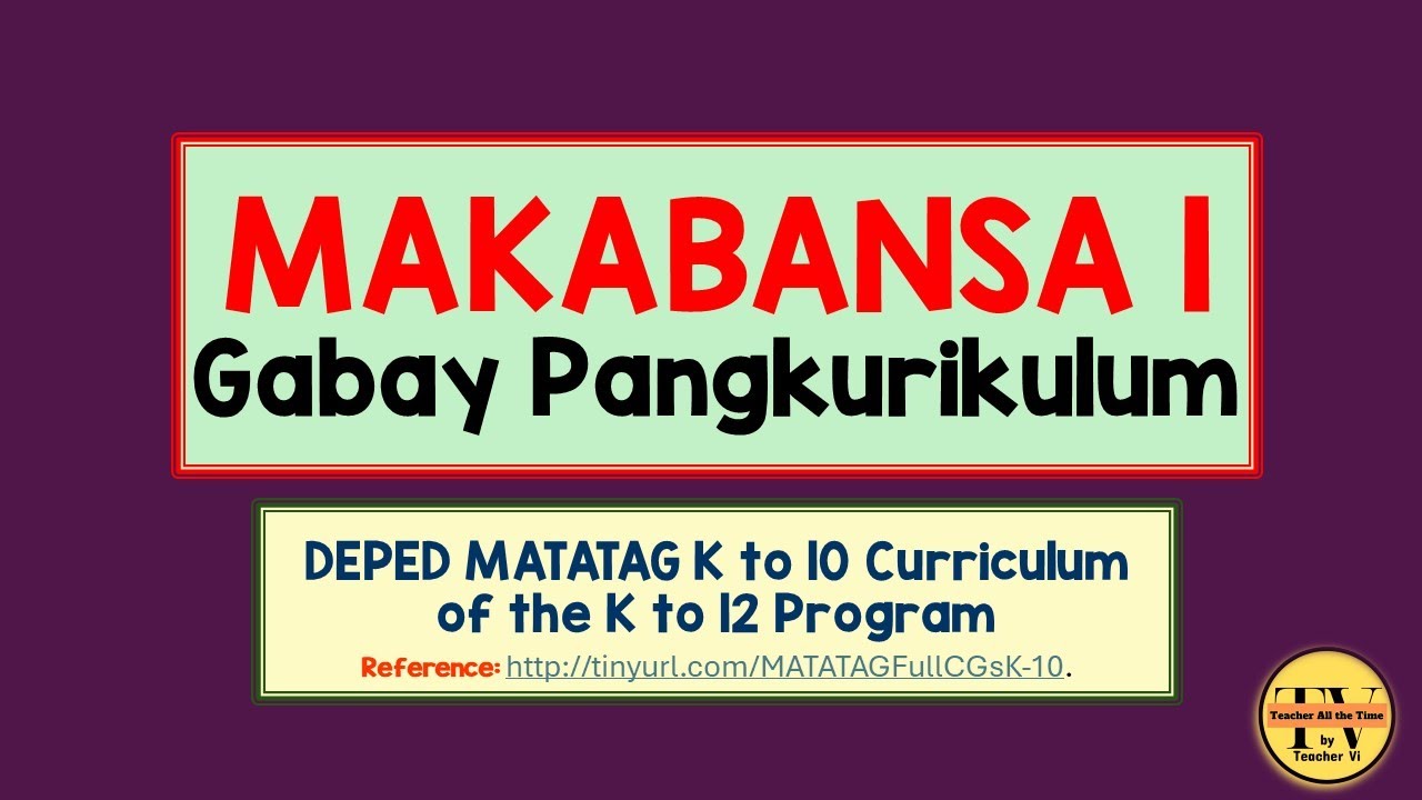 Curriculum Guide Matatag Grade 1 Makabansa