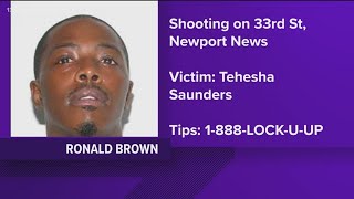 Hampton man wanted by Newport News police in connection to murder of woman on 33rd Street