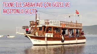 TEKNE İLE SABAH AVI ÇOK GÜZEL VE AKSİYONLU GEÇTİ