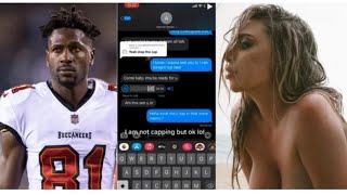 Antonio Brown’s Private Texts, Photos Leaked By Model Ava Louise