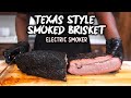 TEXAS STYLE Smoked Brisket in an Electric Smoker (Masterbuilt Smoker Recipe)