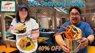 Cape May Cafe Dinner - ALL YOU CAN EAT Seafood Buffet | Disney Beach Club Resort 2026