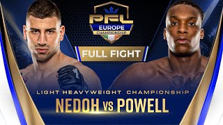 Jakob Nedoh vs Simeon Powell (Light Heavyweight Title Bout) | PFL Dublin Full Fight