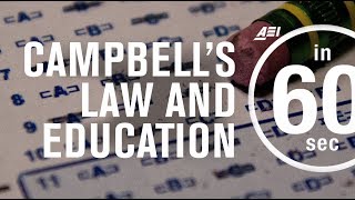 Education reformers should obey Campbell's Law | IN 60 SECONDS