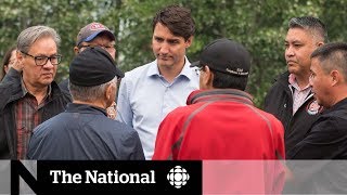 Justin Trudeau gets quick tour of B.C. wildfires