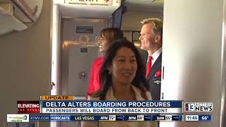 Delta alters boarding procedures