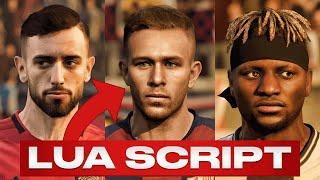 HOW TO APPLY REALISM MOD FACES/TATTOOS TO YOUR CURRENT CAREER/SQUAD FILE! (HOW TO USE LUA SCRIPTS!)
