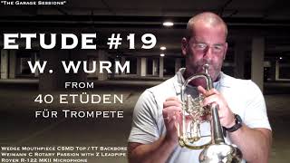 WURM Etude #19 from 40 Etüden für Trompete