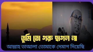 🥀😭🥀তুমিতো গরু-ছাগল না 😭😭 আল্লাহতালা তোমাকে দেমাগ দিয়েছে।#আনিসুর রহমান আশরাফী