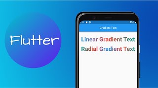 Flutter - Gradient Text | Linear & Radial Gradient Text in Flutter [2022]