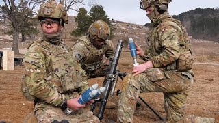 Exercise Thunder Mortar Gunnery at Pocek Range in Slovenia