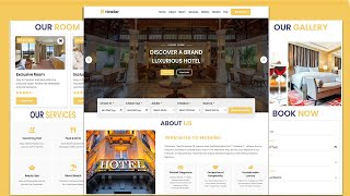 How to Make A Hotel Booking Website Using HTML CSS and Javascript