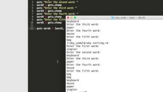 034 Your First Ruby Program