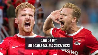 Dani De Wit || All goals & Assists 2022/2023  • AZ Alkmaar