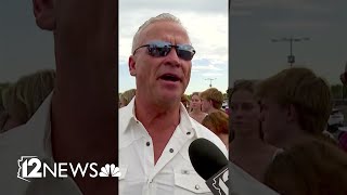 Man explains why he traveled to attend Charlie Kirk's memorial service
