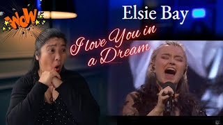 Elsie Bay - Love You in a Dream - LIVE (Melodi Grand Prix 2023) Reaction #ElsieBay