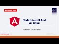 Node JS install and CLI setup | Angular tutorials part-02 | Angular 16