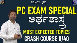 PC EXAM Crash Course 8/40 | Basics of Economy | Useful Topics | Garani Krishnamurthy @VijayiBhava