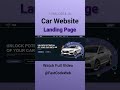 Car Website Using HTML & CSS | Step by Step Tutorial | Fast Code