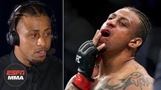 Greg Hardy: TKO vs. Juan Adams was 'lights out' after he was pinned | UFC Fight Night | ESPN MMA