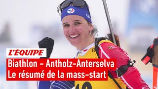 Biathlon 2023/24 - Julia Simon s'impose sur la mass-start d'Antholz-Anterselva devant Lou Jeanmonnot
