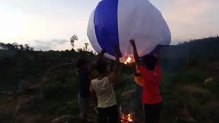 Hot balloon. / vesak. / Sri Lanka.