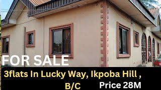 3flats For Sale in Lucky Way, Ikpoba Hill, B/C