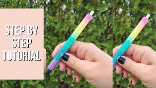 Glitter Pen Tutorial | Papermate Inkjoy Gel Pen with CrystaLac