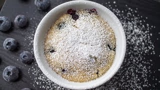 Blueberry Clafoutis Recipe | Vegan, Egg-Free, Dairy-Free Oil-Free