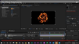 After Effects fireball tutorial.