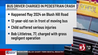 School bus driver charged in pedestrian crash that injured child