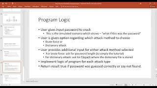 Password Cracker Tutorial implemented in Python