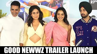 Good Newwz Trailer Launch | Akshay Kumar, Kareena Kapoor, Kiara Advani, Diljit | Uncut
