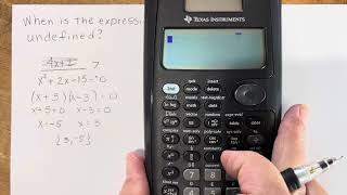 Undefined expressions
