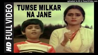 Tumse Milkar Na Jane Full Song | Pyar Jhukta Nahin | Lata Mangeshkar,Shabbir Kumar | Mithun,Padmini