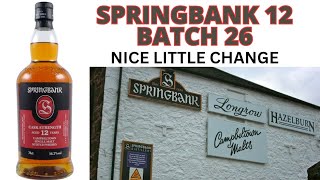 Springbank 12 Year Batch 26: #593