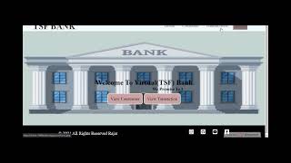 Basic Banking System | The Sparks Foundation #GRIPMAY21 #tsf #webdevelopment #grip